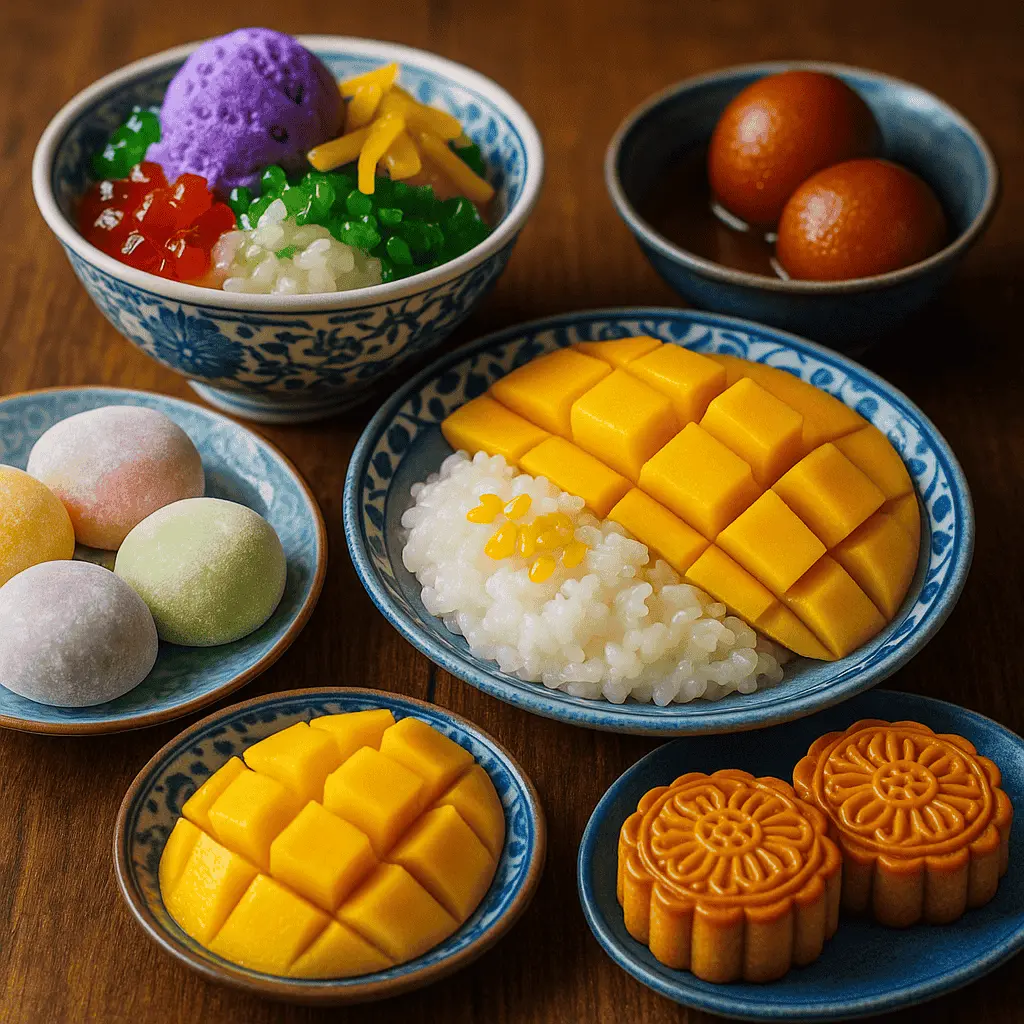 Ultimate Guide to Asian Cuisine Dessert: Authentic, Easy & Loved by All 7 assorted Asian cuisine dessert platter