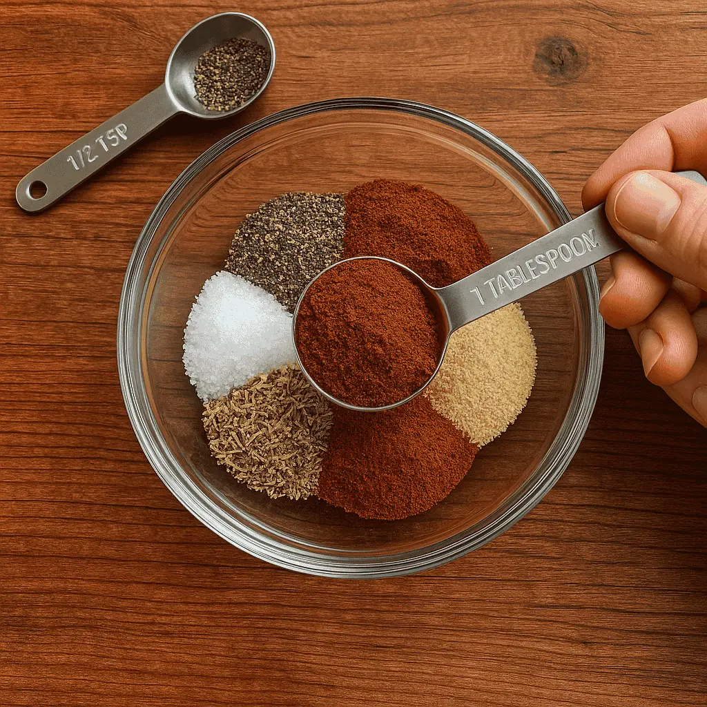 What Is Blackened Seasoning? Everything You Need to Know for Bold, Spicy Flavor 10 measuring spices for homemade blackened seasoning