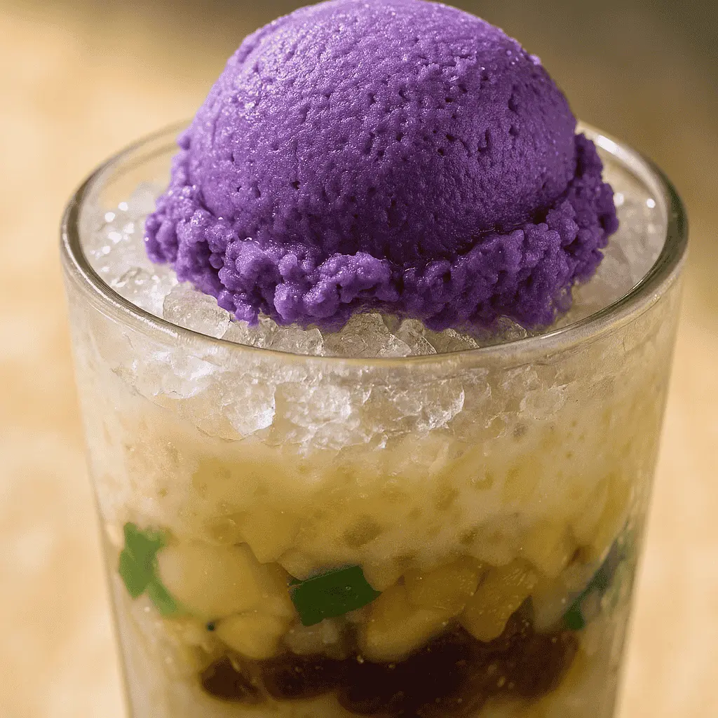 Filipino Desserts: The Ultimate Guide to the Best Sweet Treats from the Philippines 9 Halo-halo Filipino dessert in glass