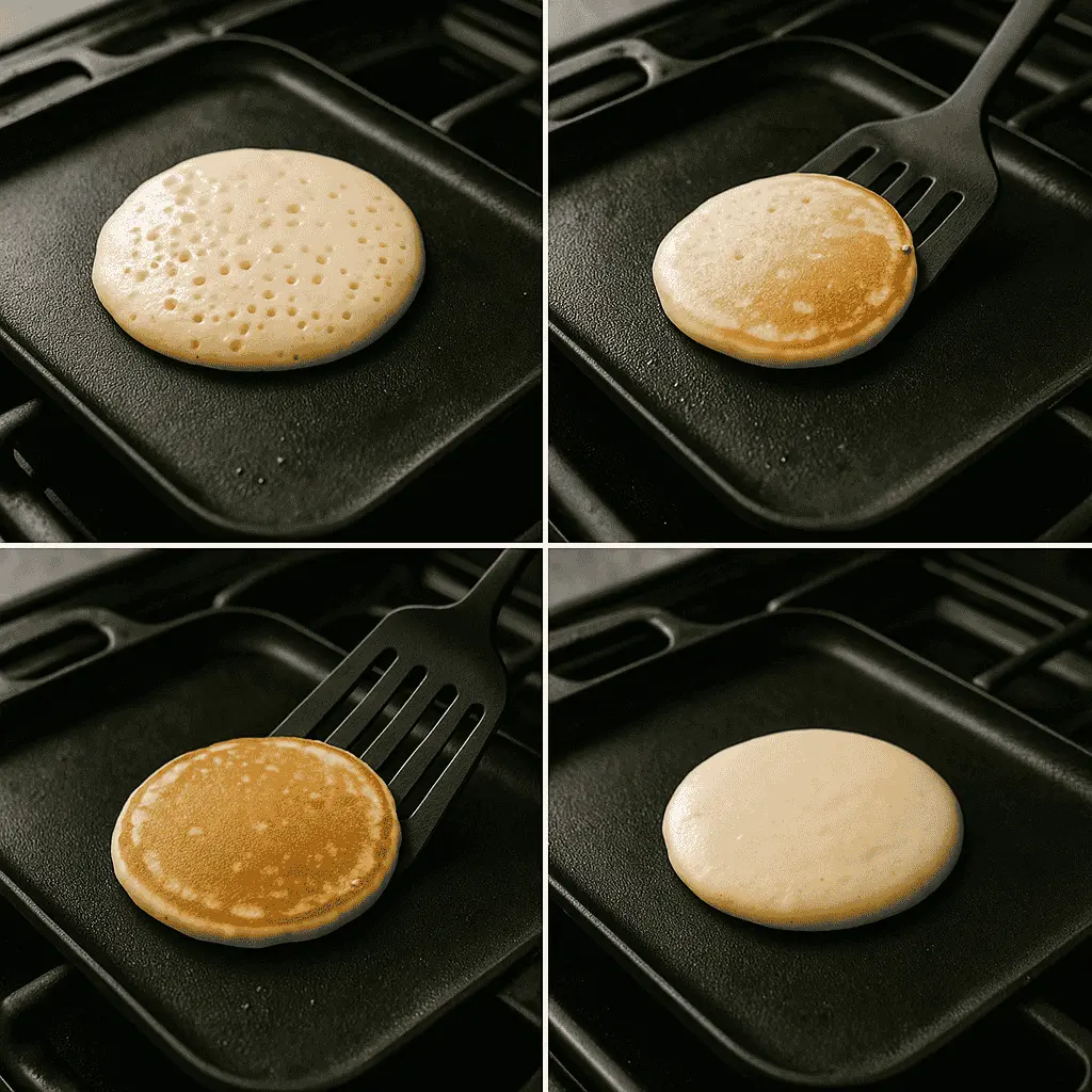 Old Fashioned Pancakes That Brings Back Sunday Mornings 8 Cooking old fashioned pancakes on skillet