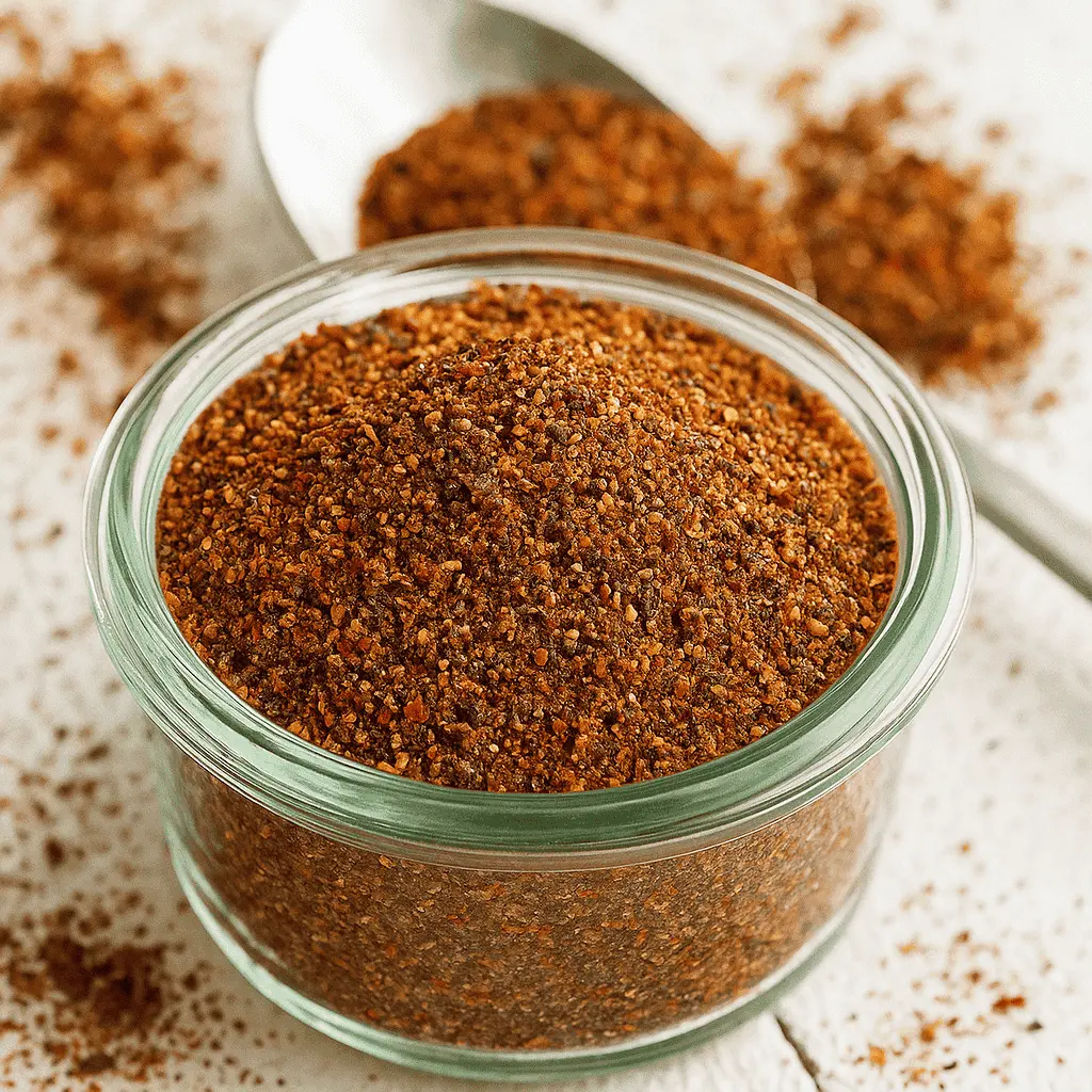 🧂 Best Guide to Seafood Seasoning: How to Choose, Make & Use It Like a Pro 7 seafood seasoning ingredients in glass jars and bowls