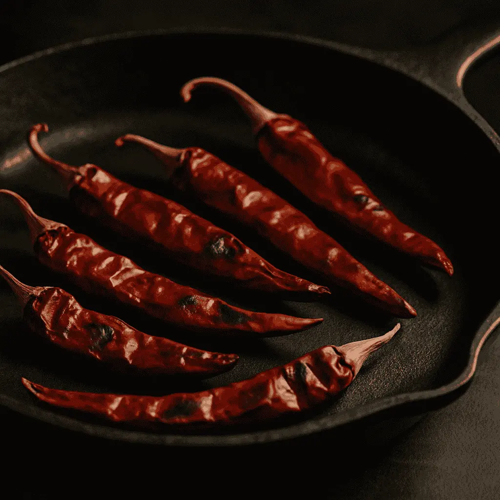 Mexican Hot Sauce That Brings the Real Heat 9 Toasting dried chiles for Mexican hot sauce
